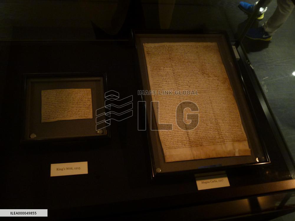 800-year old Magna Carta on exhibition in H.K.