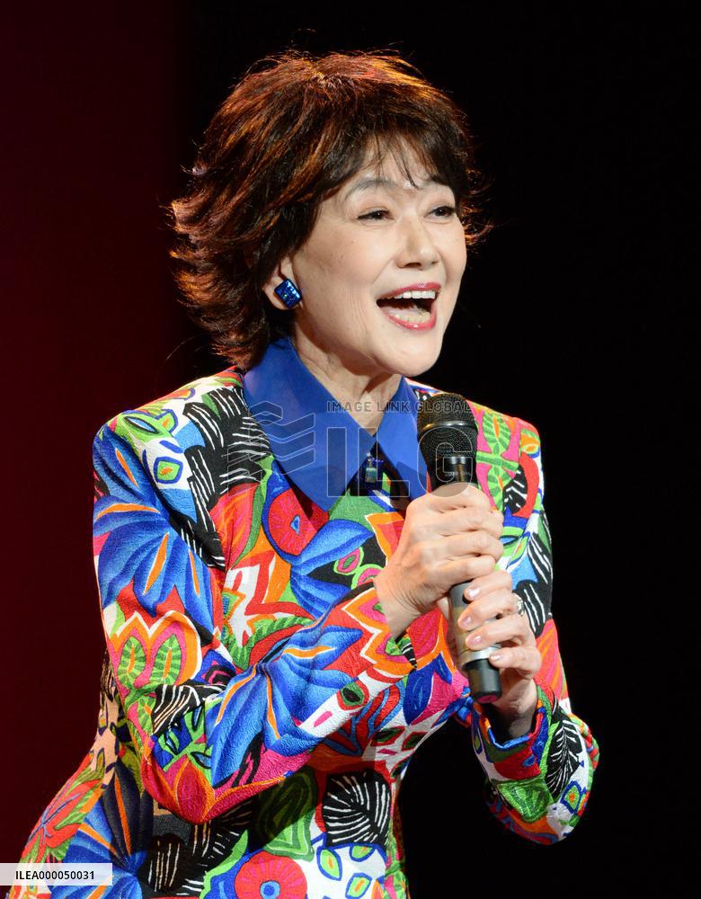 Veteran Japanese female singer performs in Beijing