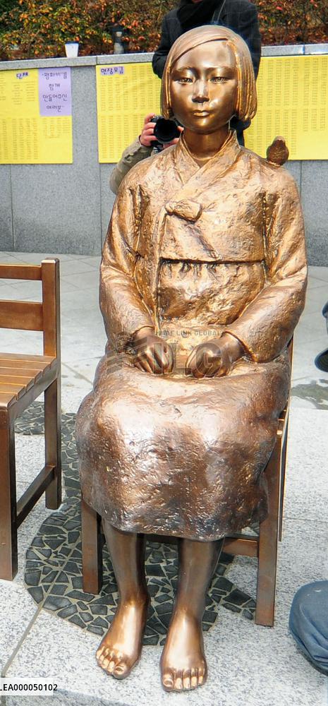 Japan sees statue removal as condition for comfort women agreement