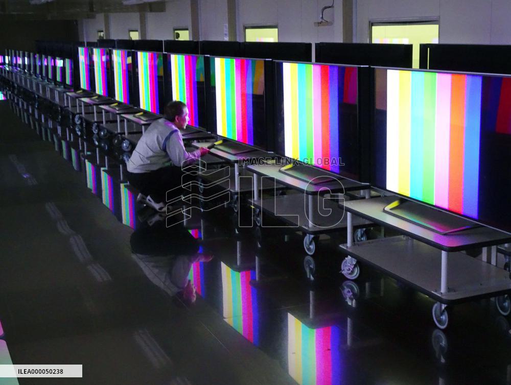 Sharp sees TV business turning black in year to March 2017