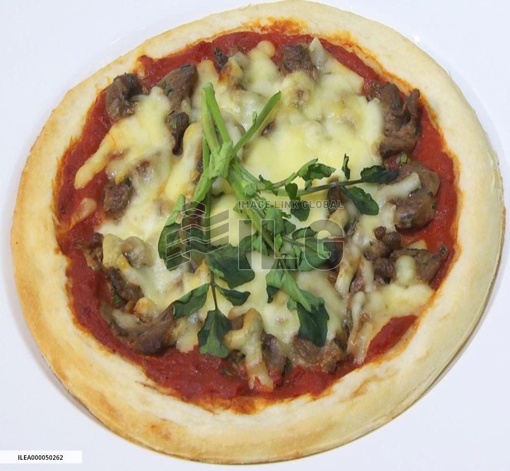 Prize-winning pizza with Hokkaido lamb, watercress toppings