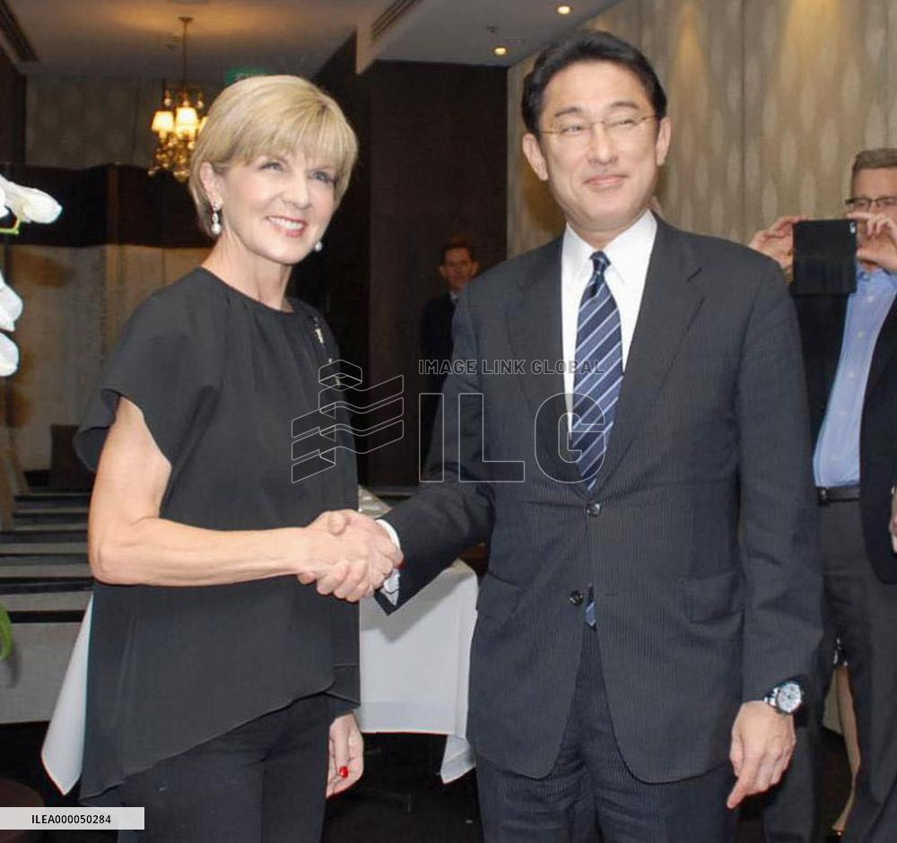 Japan, Aussie FMs agree to cement ties in nuke disarmament