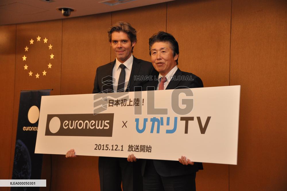 Euronews to start broadcasting in Japan in December