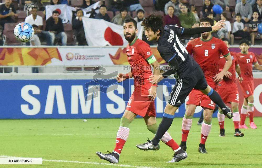 Soccer: Japan defeat Iran, need 1 more win to qualify for Rio