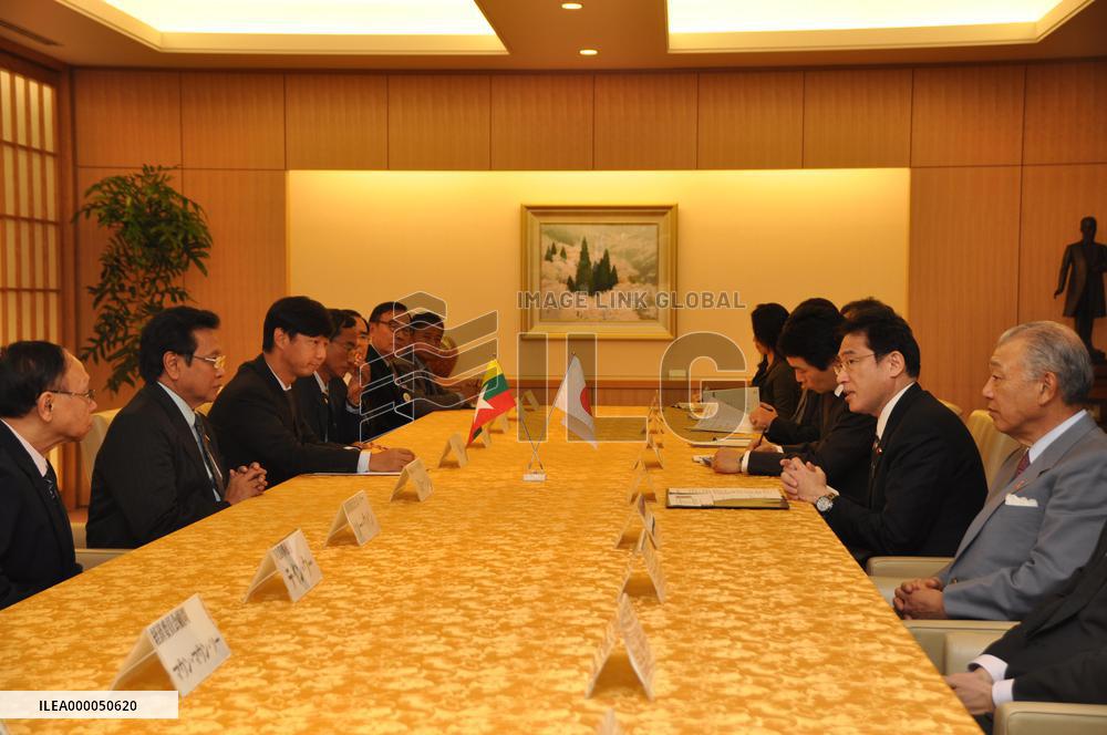 Japan vows support for incoming Myanmar gov't
