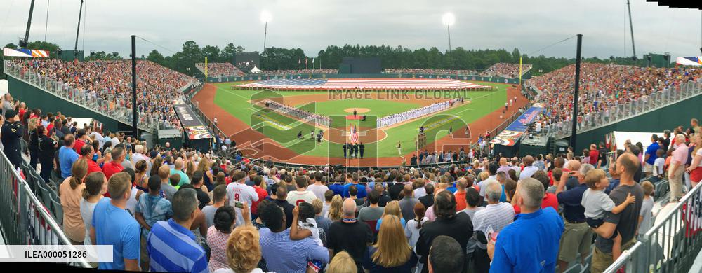 Baseball: 1st-ever MLB game on active military base