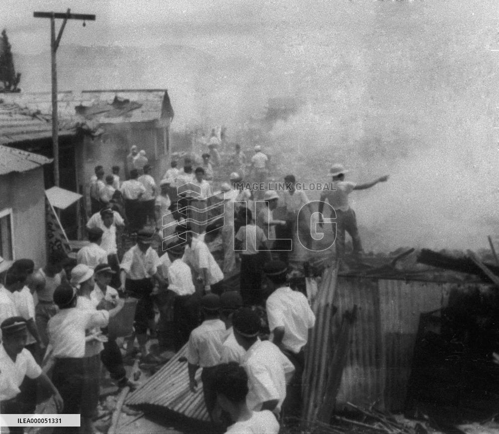 U.S. fighter jet crashes into Miyamori Elementary School in Okinawa