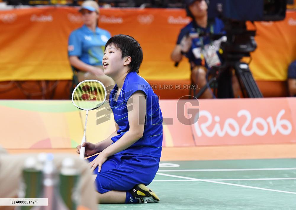 Olympics: Yamaguchi falls to Yamaguchi in badminton last 8