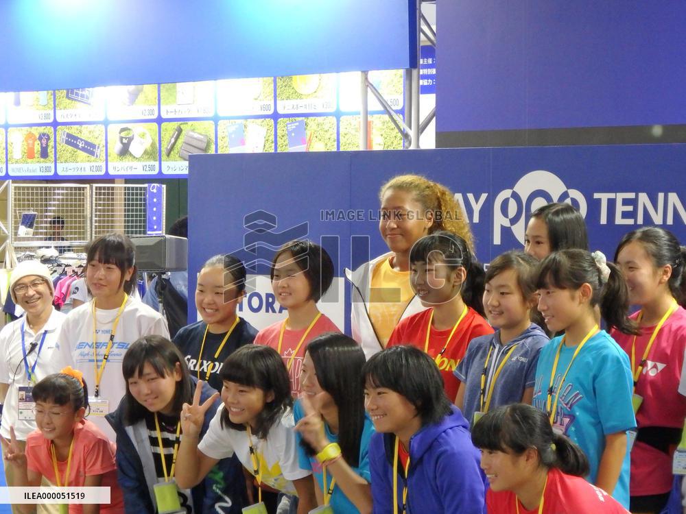 Tennis: Osaka enjoying experience in spotlight