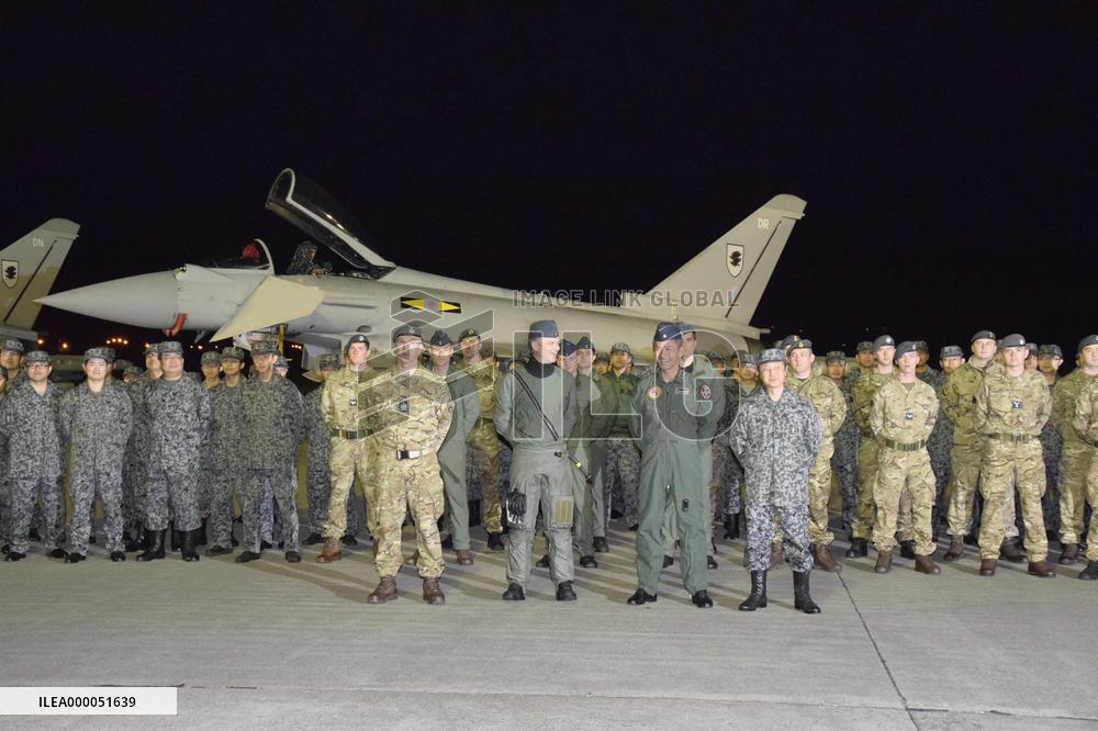 Japan, Britain hold 1st joint fighter drill