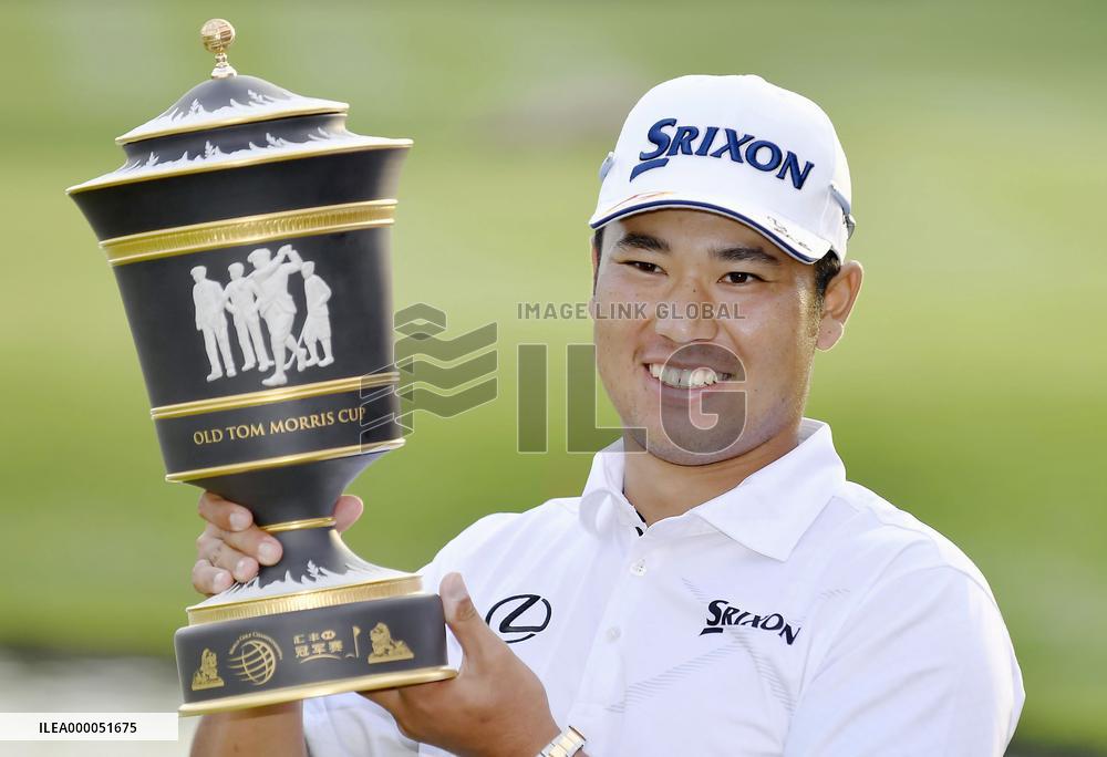 CORRECTED: Japan's Matsuyama wins HSBC Champions for 3rd PGA title