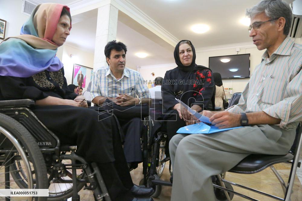 Iranian man in Japan supporting those with disabilities back home