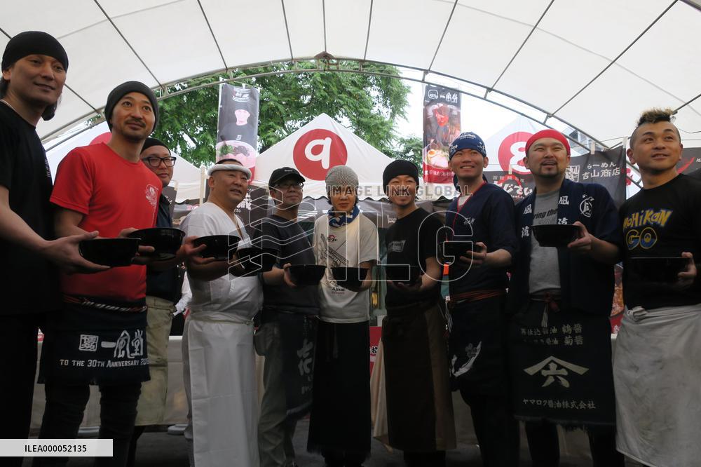 Taipei holds 1st Japanese ramen festival
