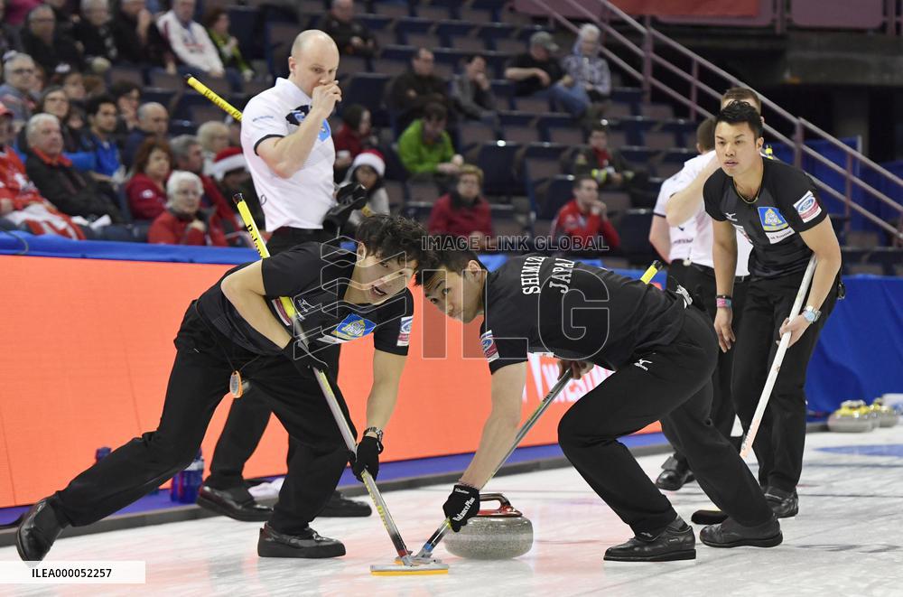 Curling: Japan beats Netherlands, loses to Scotland at men's worlds