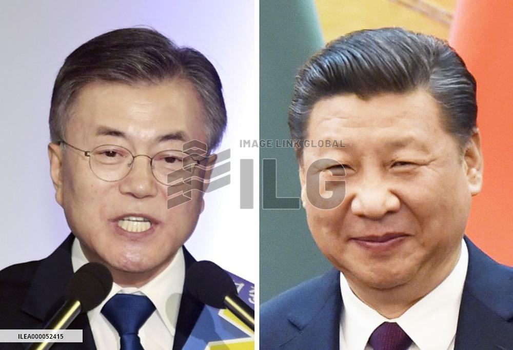 S. Korea's Moon, China's Xi agree to work closely on N. Korea