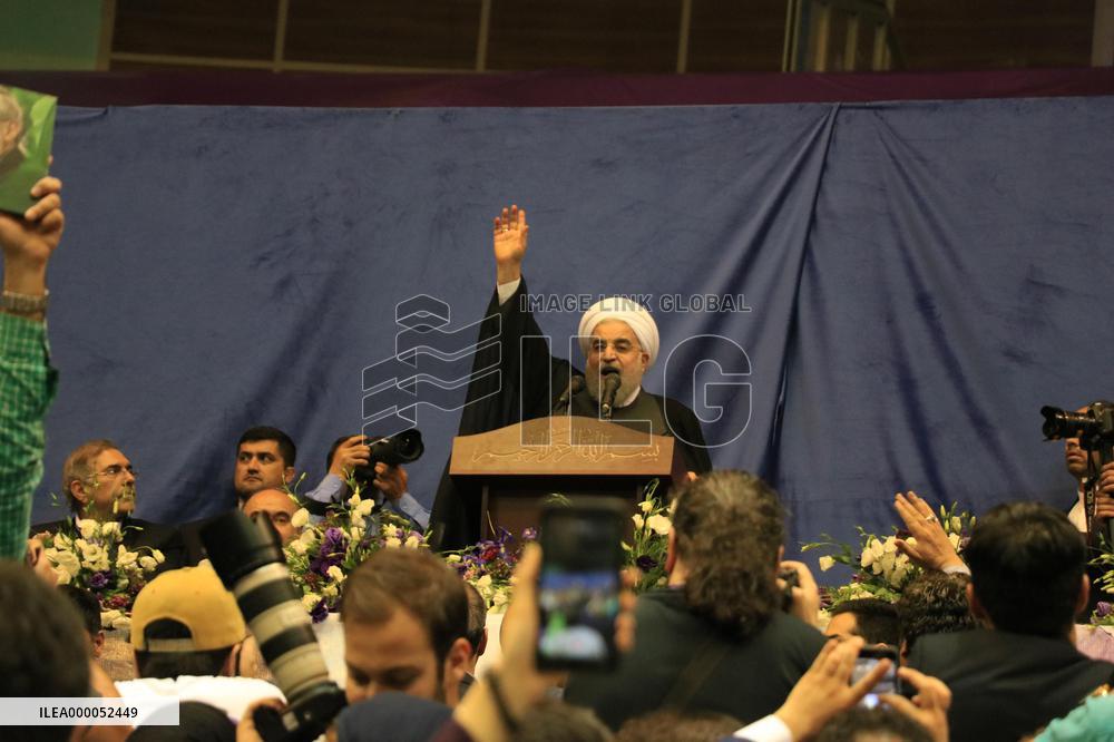 Rouhani wins Iran's presidential election