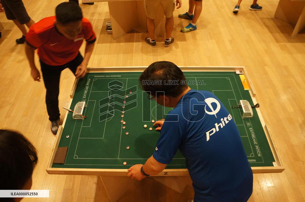 Hope flickers for table soccer's growth in Japan, and across Asia