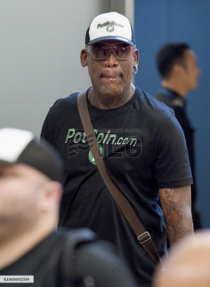 Ex-NBA star Rodman ends "very good trip" to N. Korea