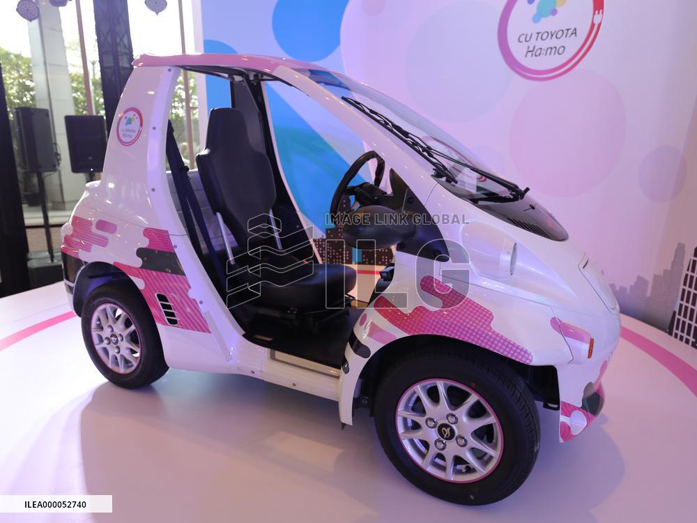 Toyota to test mini EV-sharing service in Thailand