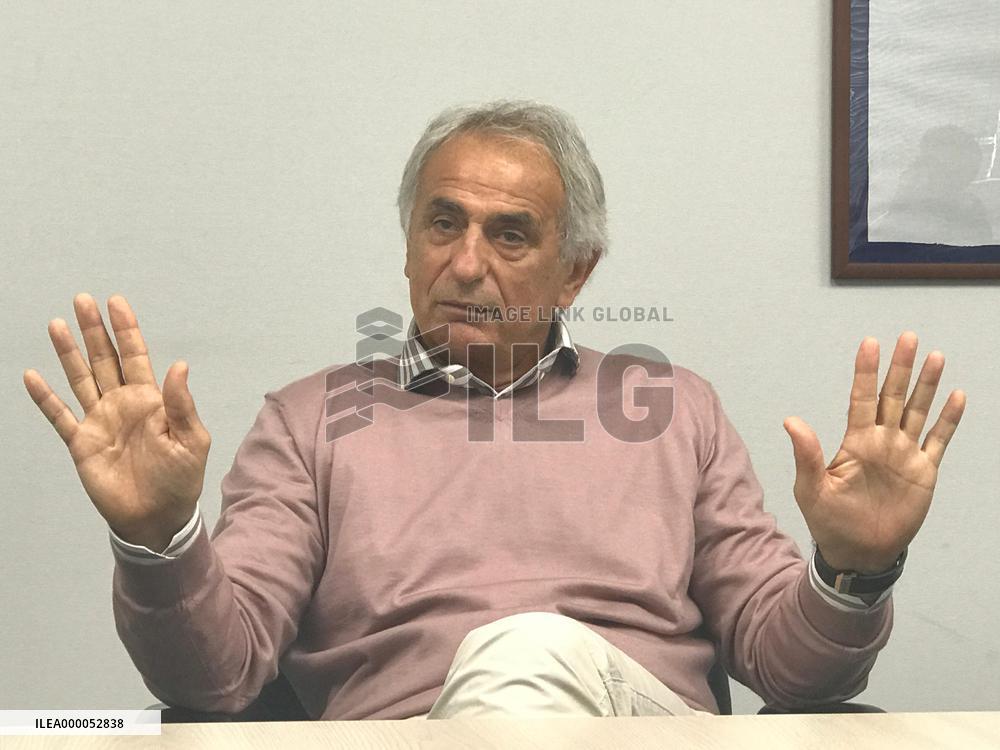 Soccer: Japan coach Halilhodzic interview with Kyodo