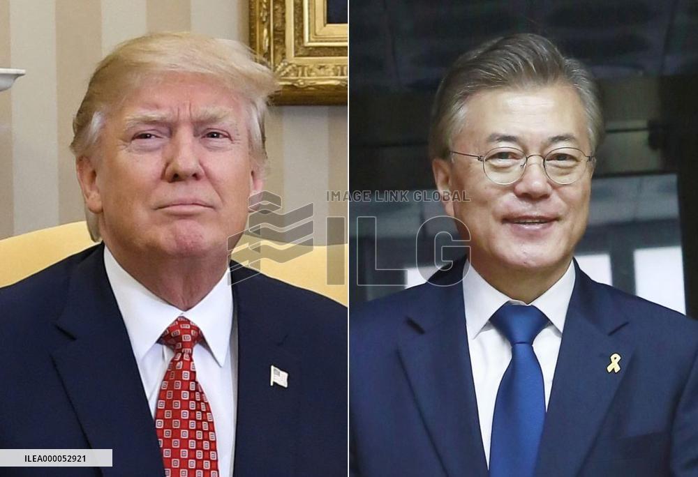 Moon, Trump agree on S. Korea acquiring high-tech military assets
