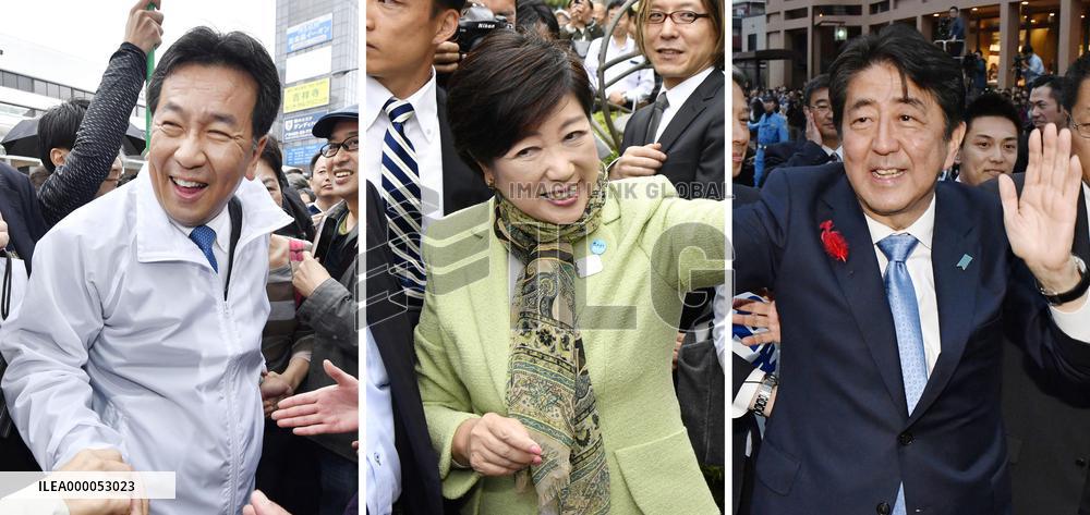 Japan lower house election campaign