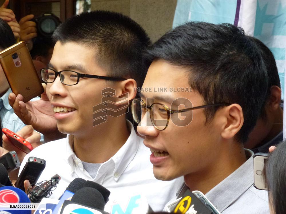 H.K. democracy activists granted bail pending appeal