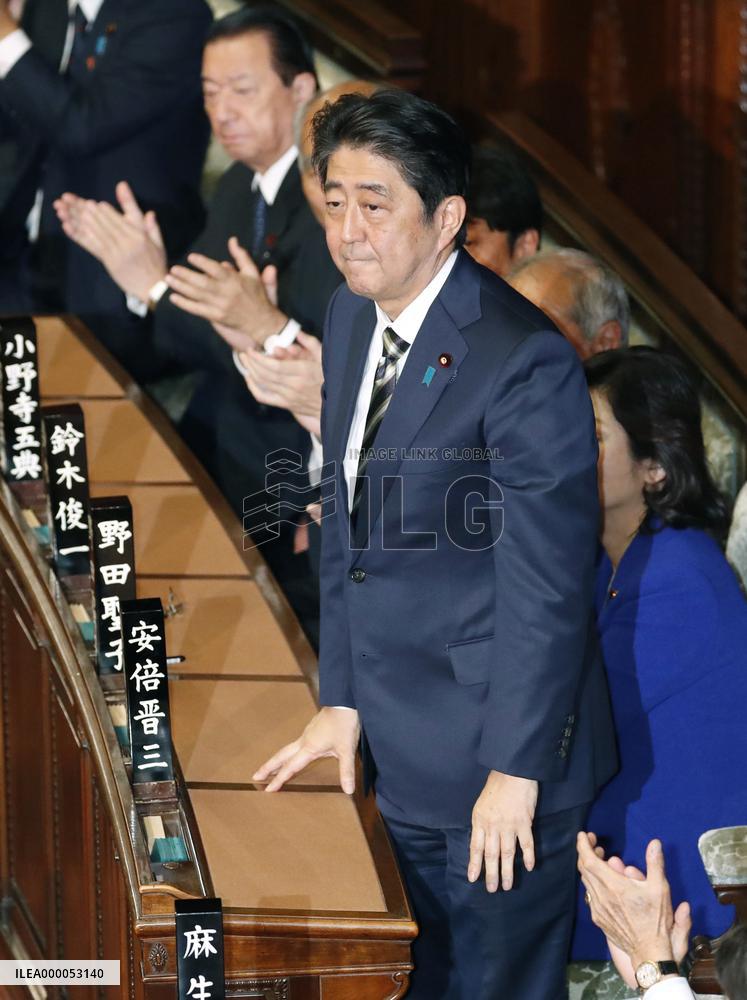 Abe re-elected as Japan PM after election victory