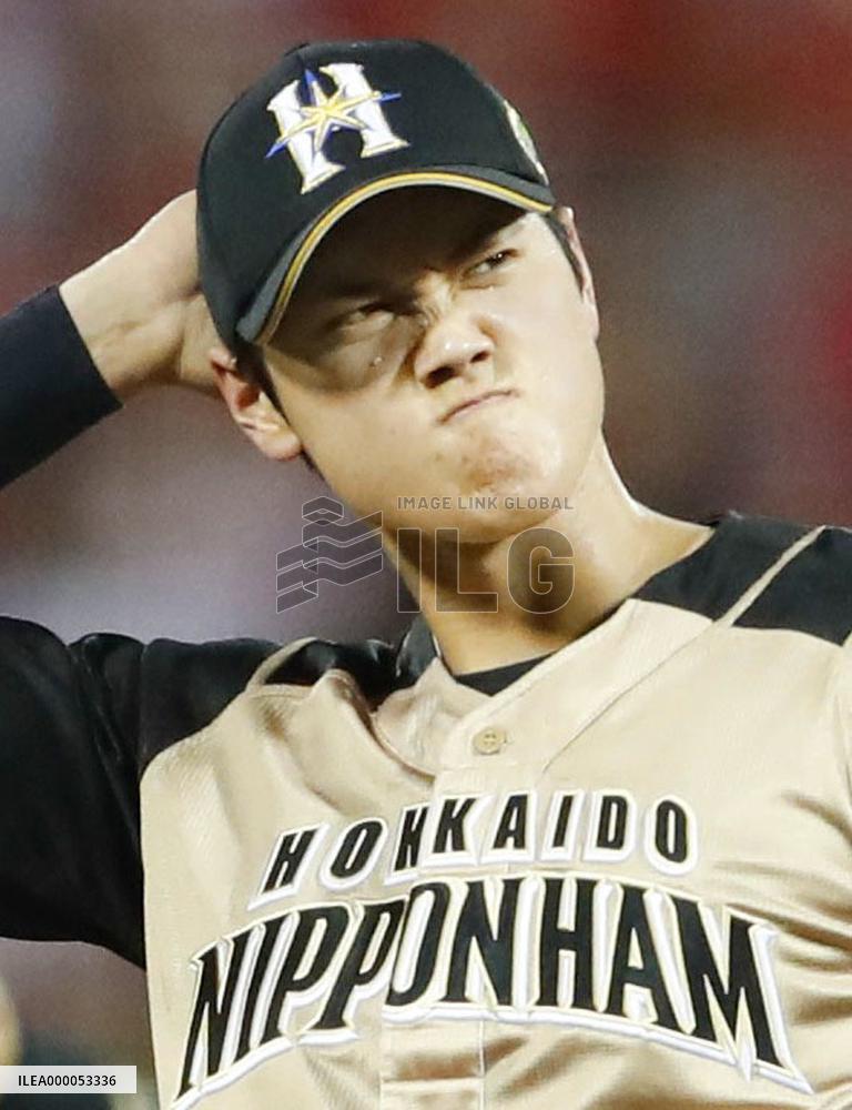 Baseball: Nippon Ham Fighters' Otani