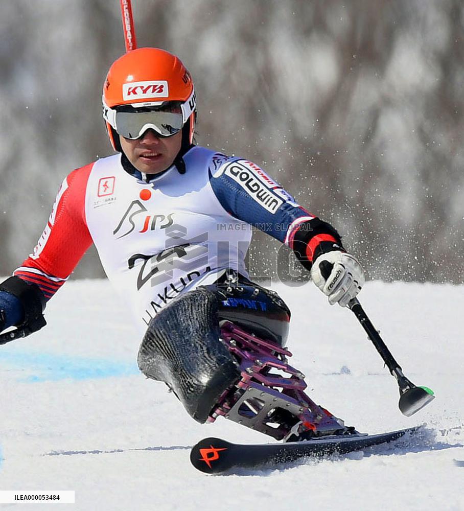 Paralympic Alpine skier Takeshi Suzuki
