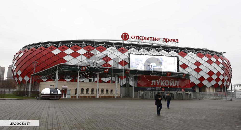 Football: World Cup venue in Russia