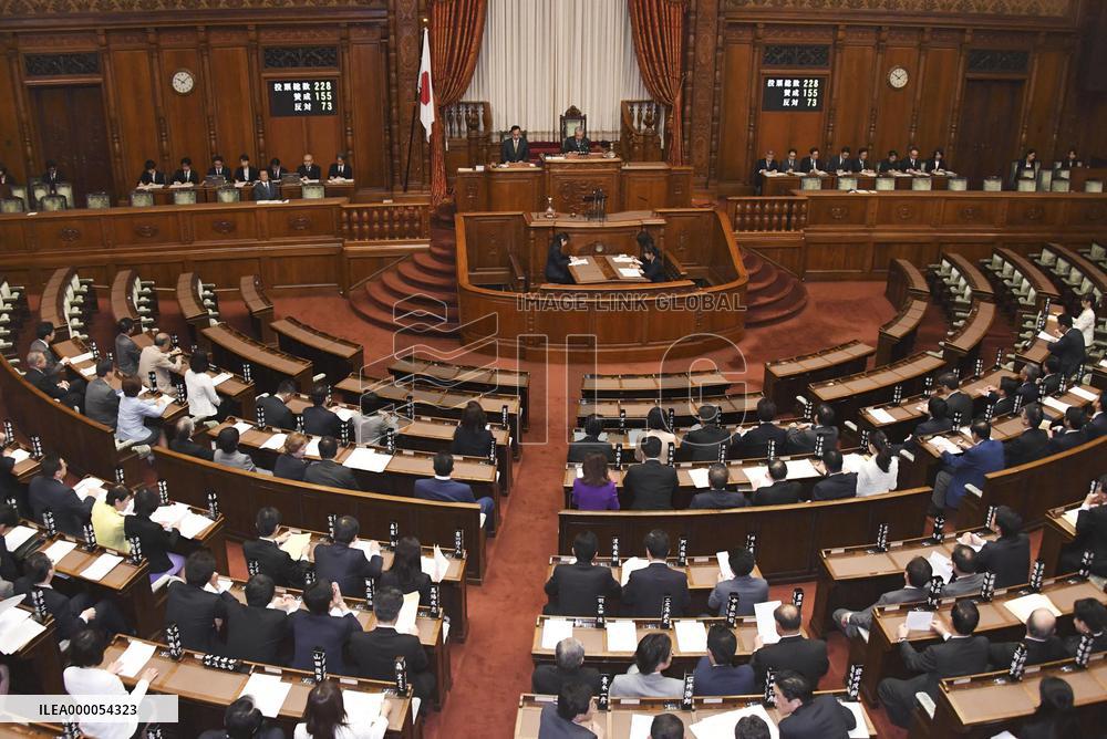 Japanese Diet passes bill to levy departure tax