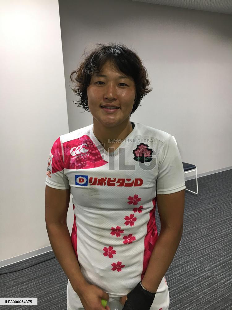 Japan women's rugby sevens captain Chiharu Nakamura