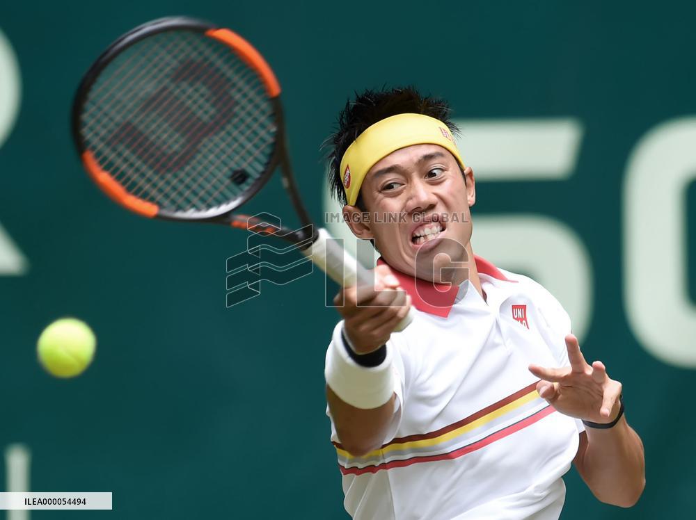 Tennis: Nishikori at Gerry Weber Open