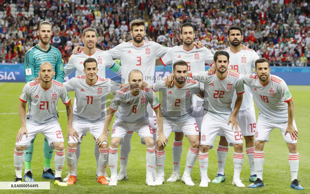 Football: Spain vs Iran at World Cup