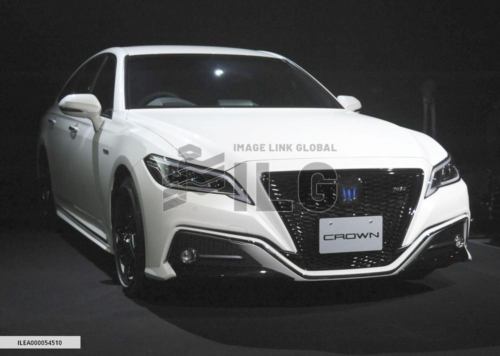 Toyota's remodeled upscale Crown sedan