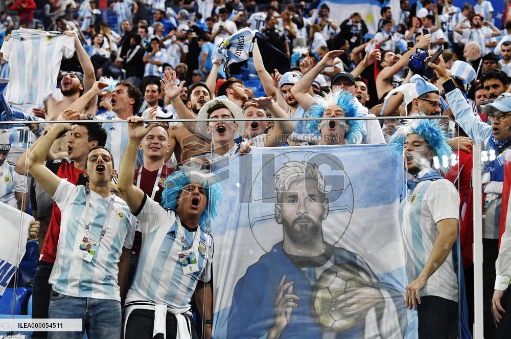 Football: Nigeria vs Argentina at World Cup