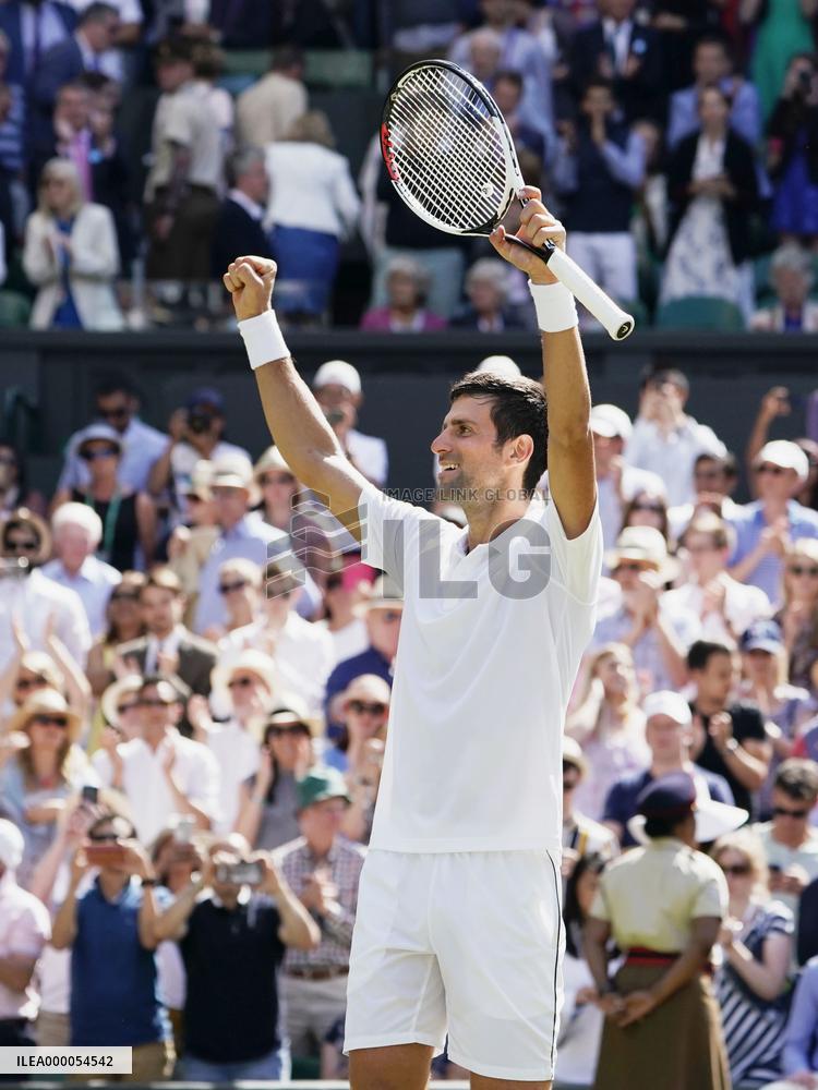 Tennis: Djokovic at Wimbledon