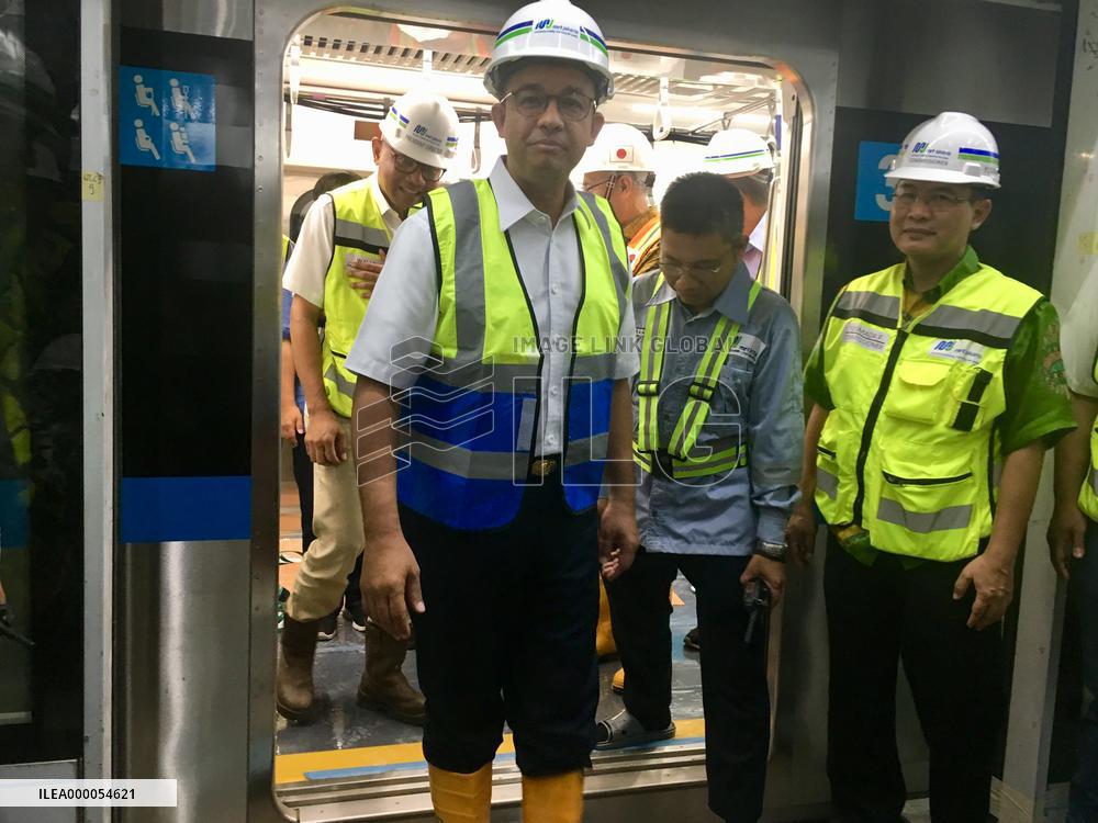 New mass transit train in Jakarta