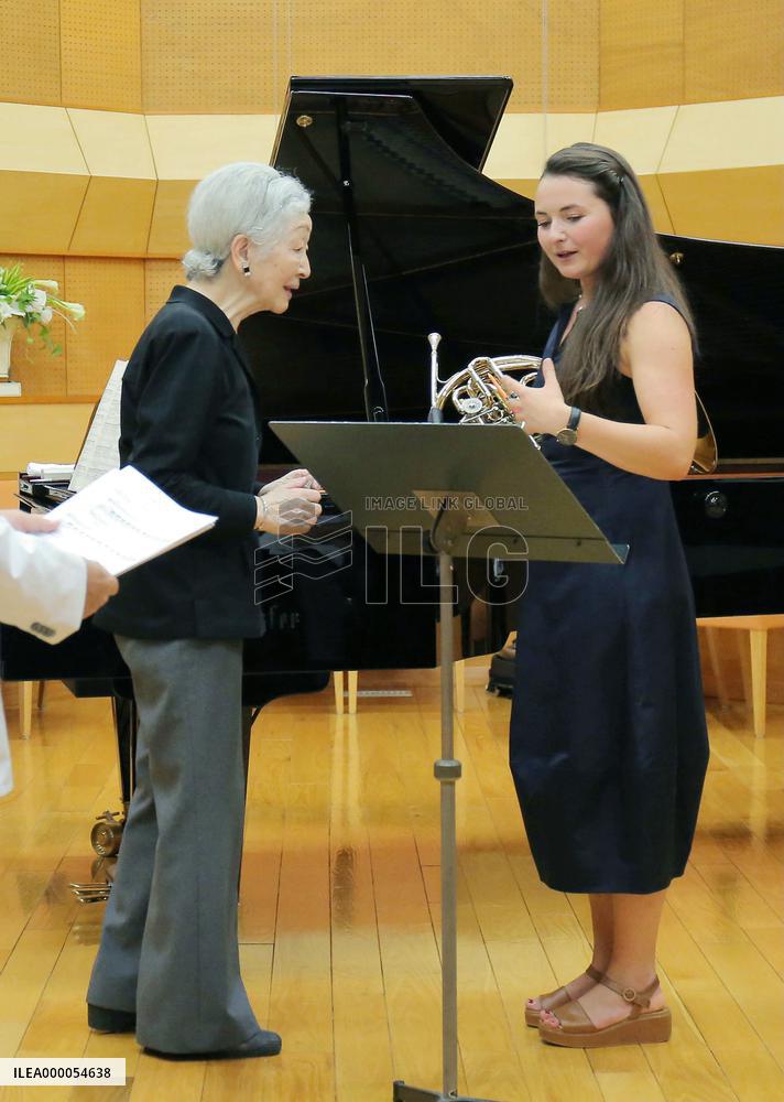 Japanese empress at music festival