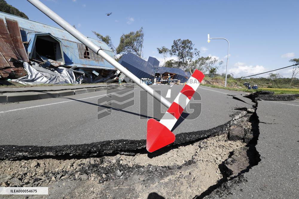 Strong earthquake hits Hokkaido