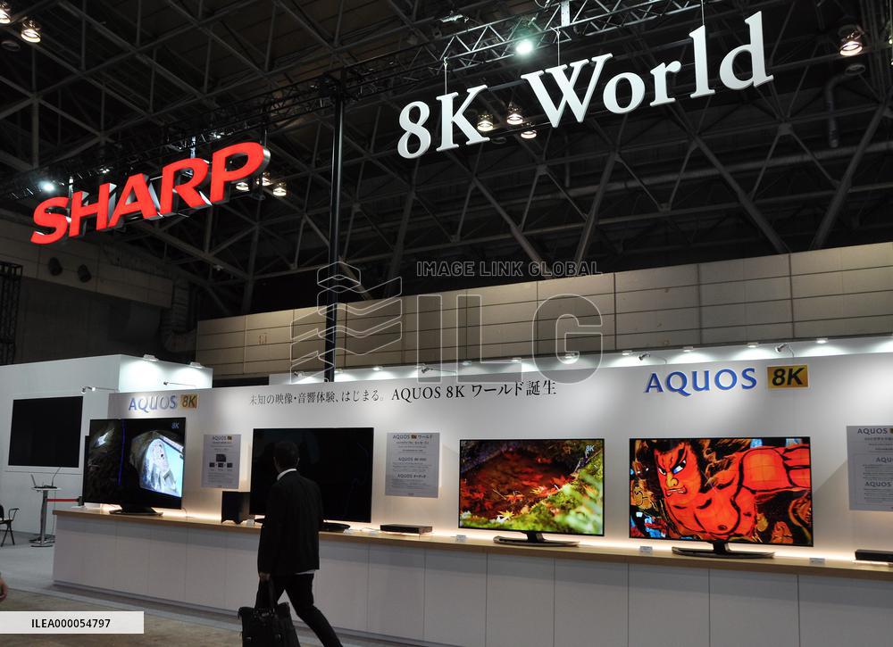 Sharp Corp.'s 8K TVs