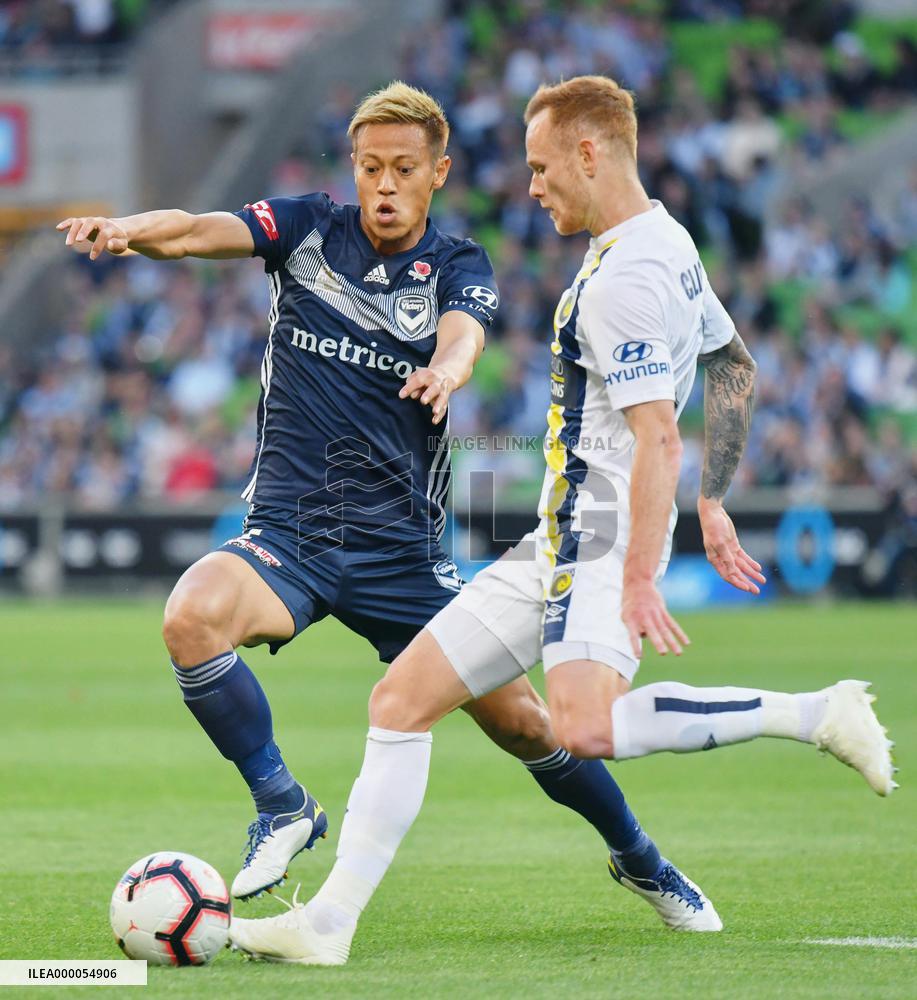 Soccer: Melbourne Victory's Honda