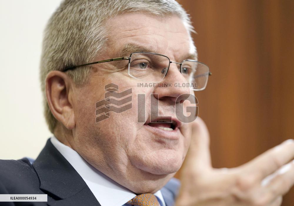 IOC chief Bach in Tokyo