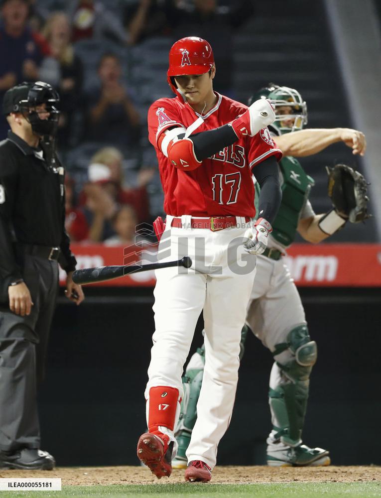 Baseball: Athletics v Angels