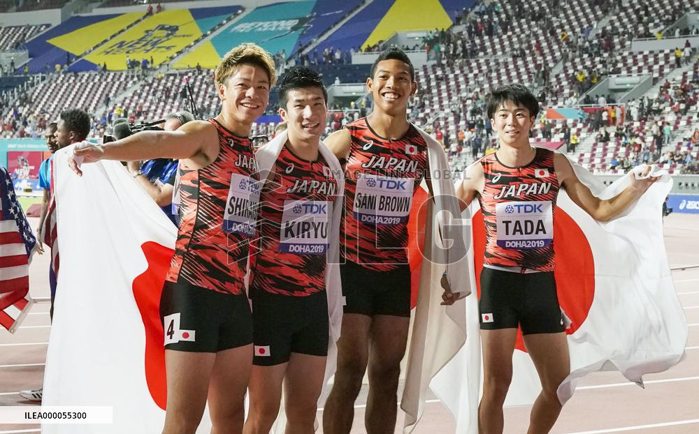 Athletics: Men's 4x100-meter relay at worlds