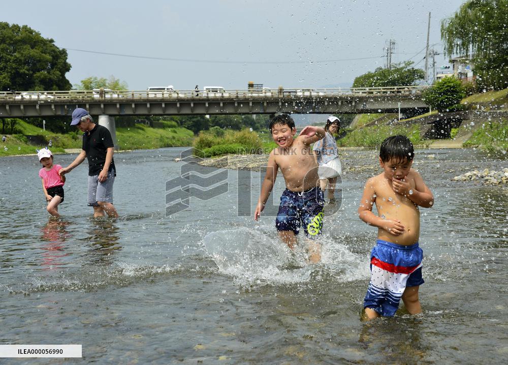 Summer heat in Japan