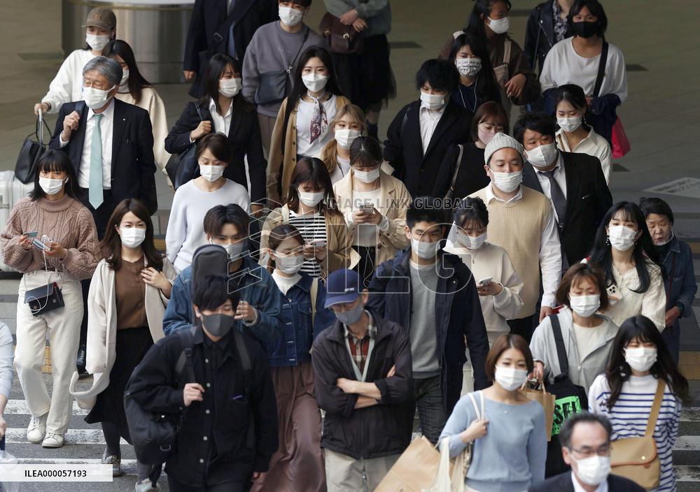 Scene of Osaka amid coronavirus pandemic