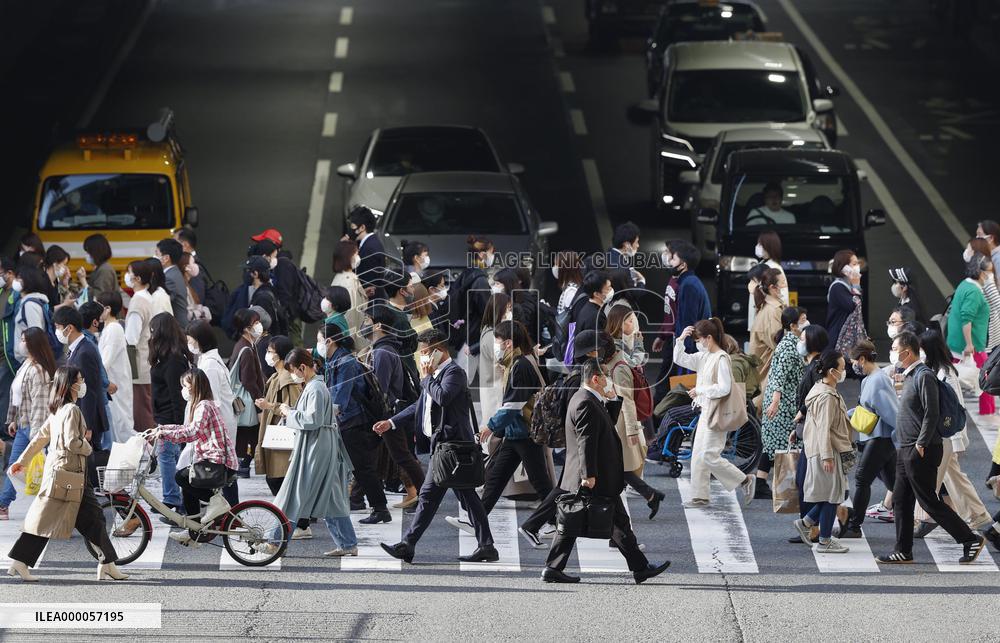 Scene of Osaka amid coronavirus pandemic