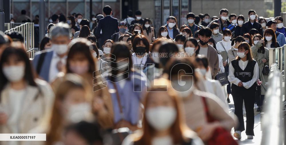 Scene of Osaka amid coronavirus pandemic